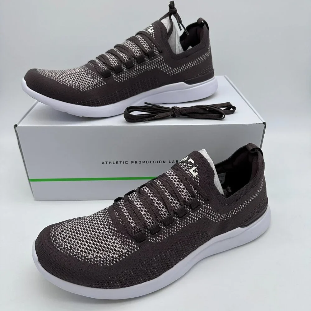 APL Men's‎ TechLoom Breeze Running Sneaker, Size 13, Chocolate/Silk/White